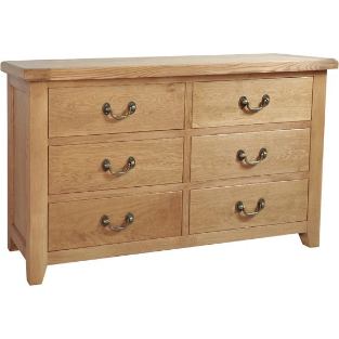 6 Drawer Wide Chest of Drawers