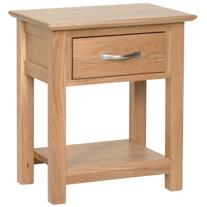 New Oak Bedside Table Storage Unit